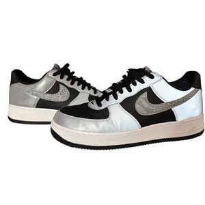 Nike Air Force 1 B Low Silver Snake 2021 DJ6033-001 Men’s Size 12.5